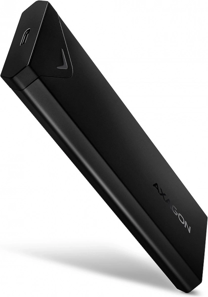 Külső M.2 NVMe SSD ház AXAGON USB-C 3.2 Gen 2, fekete