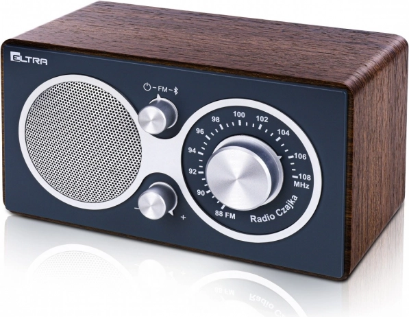 CZAJKA Bluetooth rádió, szürke fa