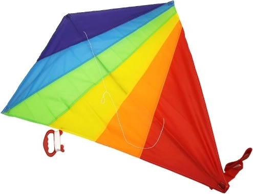 Színes, repülő nylon sárkány 88x81 cm