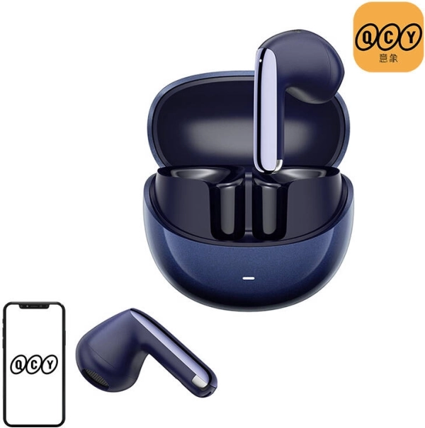 Vezeték nélküli QCY AilyBuds Pro+ HT10 Pro fülhallgató ANC-vel, kék