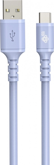 USB-C USB kábel szilikon 1m lila