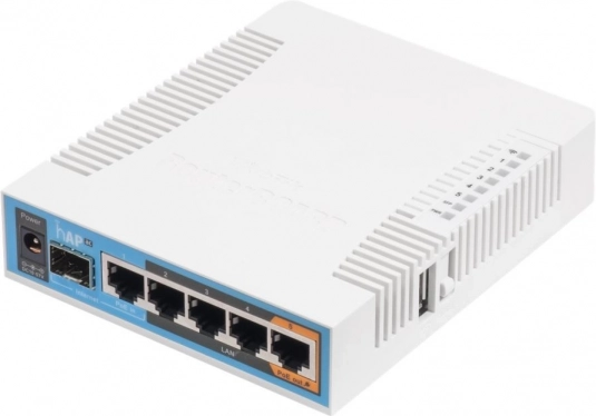 2,4/5 GHz hozzáférési pont 5GbE MIKROTIK hAP ac (RB962UiGS-5HacT2HnT)