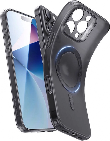 Átlátszó ESR Zero Clear Case HaloLock tok iPhone 16 Pro Max – fekete