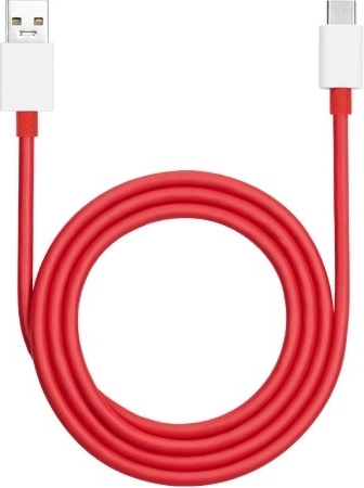 USB-C – USB-A kábel, 1,5 m, piros, 10 A gyors töltés