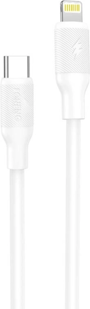 USB kábel Lightning Foneng X80, 27W, 1m fehér
