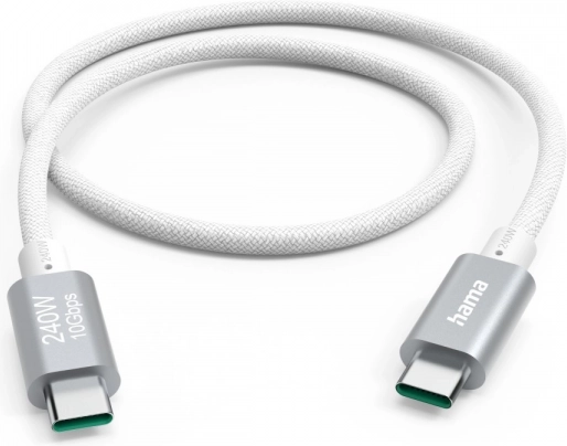 Hama töltő- és adatkábel USB‑C – USB‑C 240 W