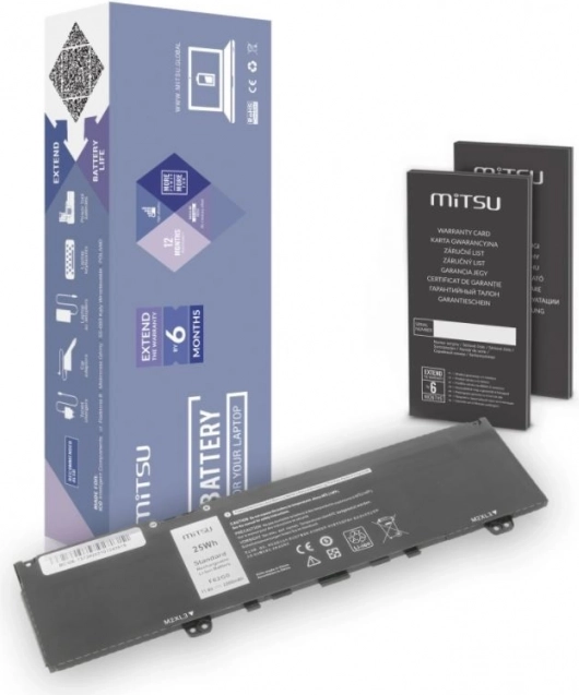 MITSU akkumulátor DELL Inspiron 13 7373/7386 11,4 V 25 Wh