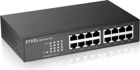 Nem menedzselt gigabites switch ZYXEL GS1100-16 (16 port)
