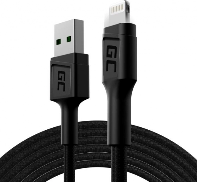 USB Lightning kábel 200 cm LED háttérvilágítással
