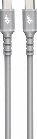 Szilikon USB C - USB C kábel 1m szürke