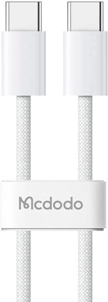 Mcdodo USB‑C – USB‑C kábel 60 W, 1 m, fehér