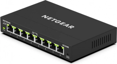 Irányított kapcsoló NETGEAR GS308E 8-Port Gigabit Ethernet Plus