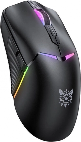 Onikuma gamer egér RGB-vel, 3 csatlakozási móddal és 12 000 DPI (fekete)