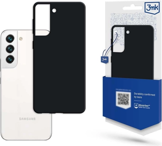 3MK Matt Case matt tok Samsung Galaxy S23+ (SM‑S916) készülékhez, fekete