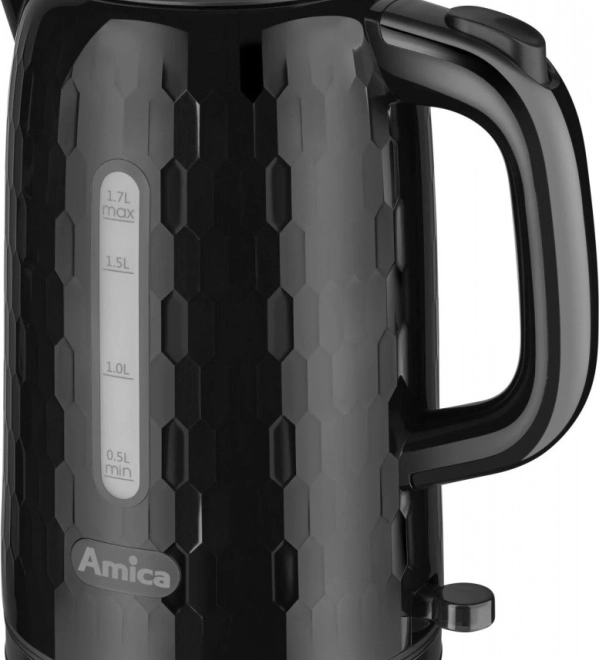 Amica elektromos vízforraló 1,7 l, fekete
