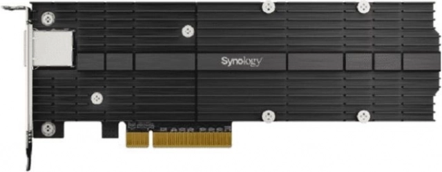Synology E10M20-T1 hálózati kártya – kombinált M.2 SSD és 10GbE PCIe 3.0 x8 NVMe