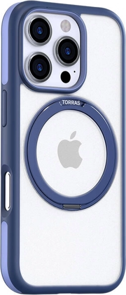 TORRAS Ostand R Fusion védőtok iPhone 16 Pro-hoz, kék