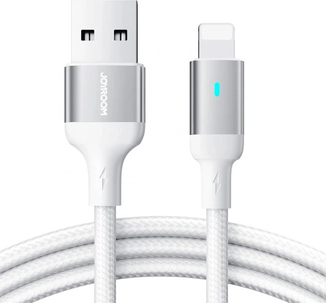 Joyroom USB‑A – Lightning kábel 3 m, 2,4 A, fehér