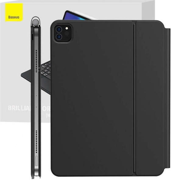 Baseus Brilliance billentyűzetes tok iPad Pro 12,9″-hoz (2018/2020/2021), szürke