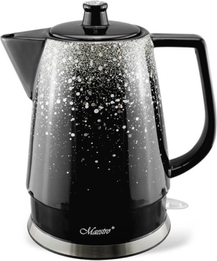 Kerámia vízforraló MAESTRO, 1,5 l, 1500 W, ezüstszínű