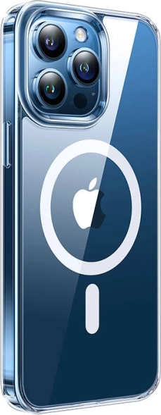 Átlátszó mágneses tok TORRAS Diamond Clear-Mag iPhone 15 Pro-hoz