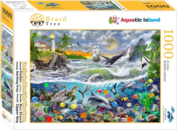 Puzzle Szigeti Öböl a Brain Tree-től, 1000 darabos
