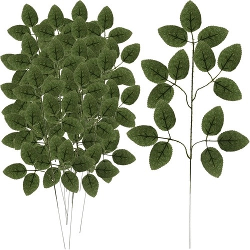 Műrózsalevél-készlet 51 × 25 cm, 12 db