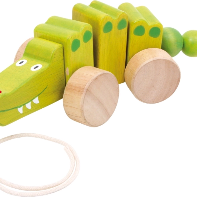 Fa Húzhatós Krokodil Small Foot
