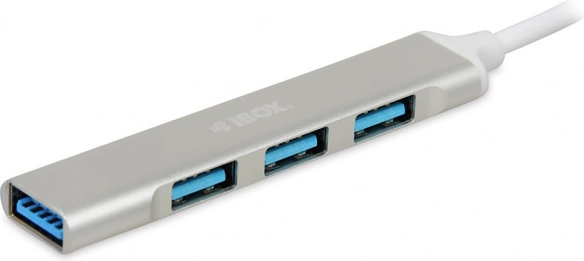 Vékony USB hub 4 USB-porttal USB 3.0 és USB 2.0 iBOX