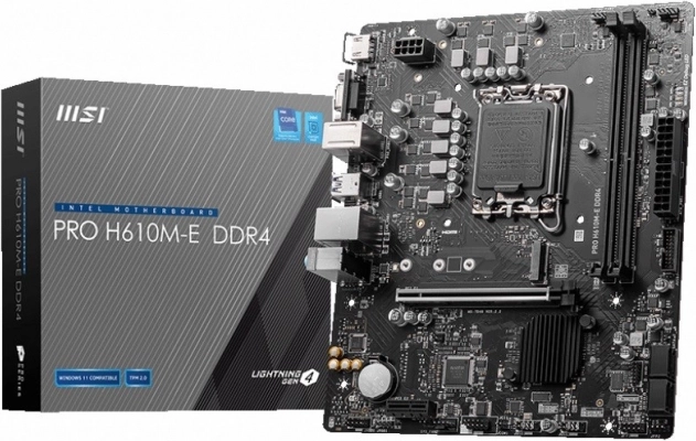 PRO H610M-E s1700 DDR4 HDMI M.2 mATX alaplap