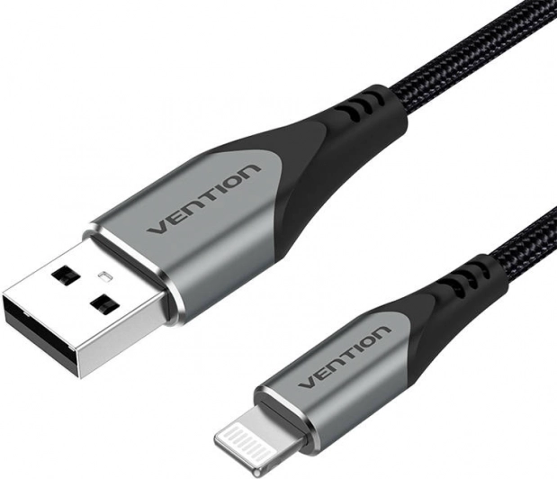 USB-ről Lightning kábel Vention 1m szürke
