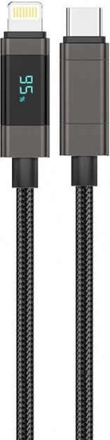 Foneng XS05 USB‑C–Lightning kábel PD 27 W, 1,2 m, fekete