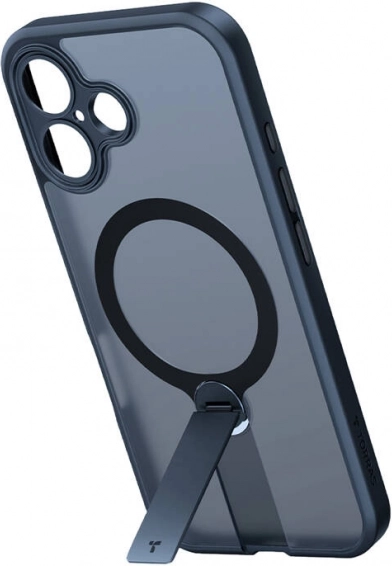 Torras Pstand Spin tok iPhone 16 Plus-hoz, fekete