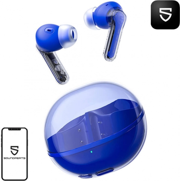 vezeték nélküli TWS fülhallgató SoundPEATS Clear kék