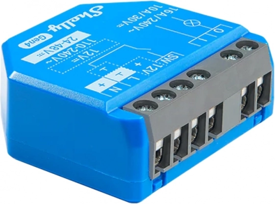 Shelly 1 Gen4 vezérlőegység – Zigbee és Matter