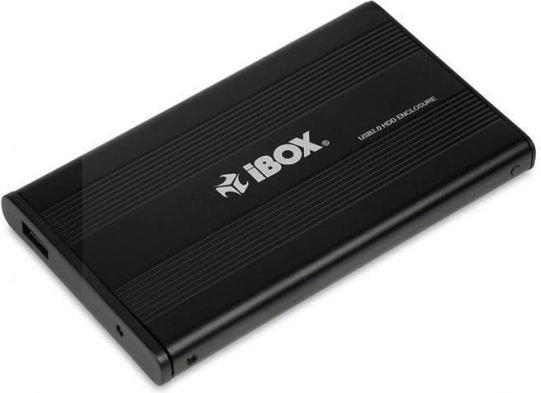 Külső alumínium 2,5" SATA USB 2.0 lemezkeret I-BOX