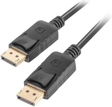 DisplayPort 1.2 kábel (0,5 m), LANBERG – 4K, fekete