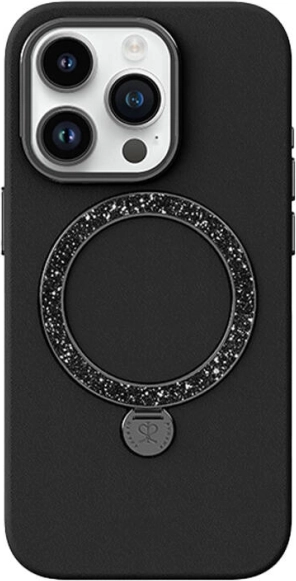 Joyroom Dancing Circle iPhone 15 Pro tok fekete
