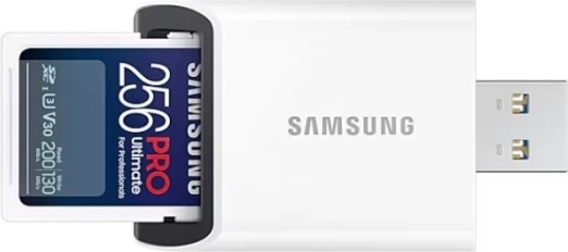Samsung PRO Ultimate SD 256 GB memóriakártya USB olvasóval