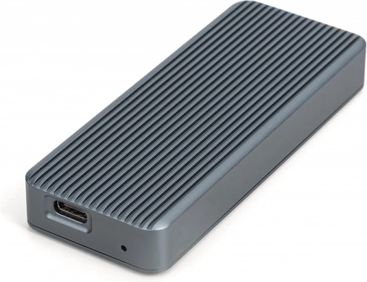 Alumínium USB‑C külső ház M.2 NVMe SSD-hez, 20 Gb/s, szerszámmentes