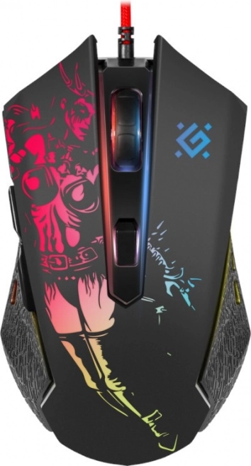 Defender Sin Sister GM-933 gamer egér, optikai, 7200 DPI