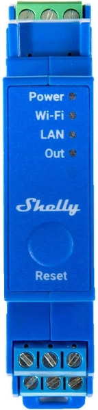 Shelly Pro 1 Relé feszültségmentes érintkezőkkel