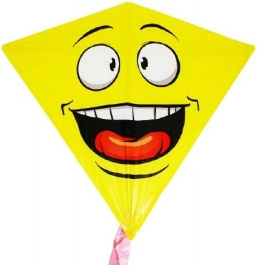 Repülő sárkány smiley műanyag 68 × 73 cm