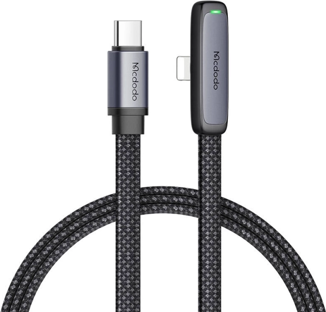 USB‑C – Lightning szögletes kábel Mcdodo 1,8 m fekete