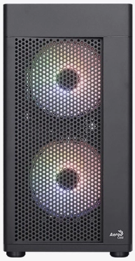 HEXFORM TG FRGB mini torony számítógépház USB 3.0-val – fekete