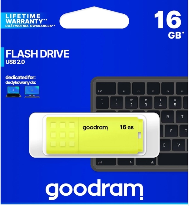 Flash disk Goodram NEO 16GB sárga