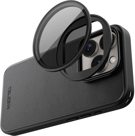 Változtatható ND szűrő TELESIN 58 mm iPhone 15 Pro/Pro Max készülékhez