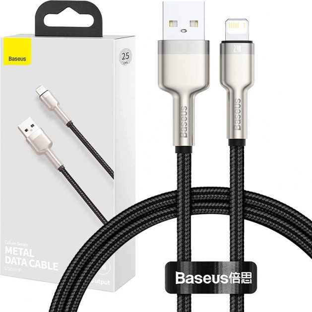 USB kábel Lightning Baseus Cafule 0,25 m