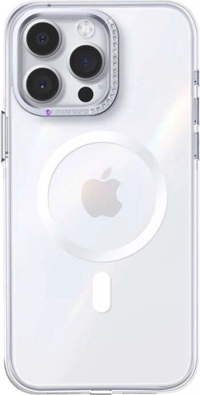 Joyroom Magsafe Glacier tok iPhone 15 Pro Max készülékhez átlátszó
