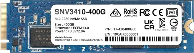400GB SATA SSD M2 tárhely